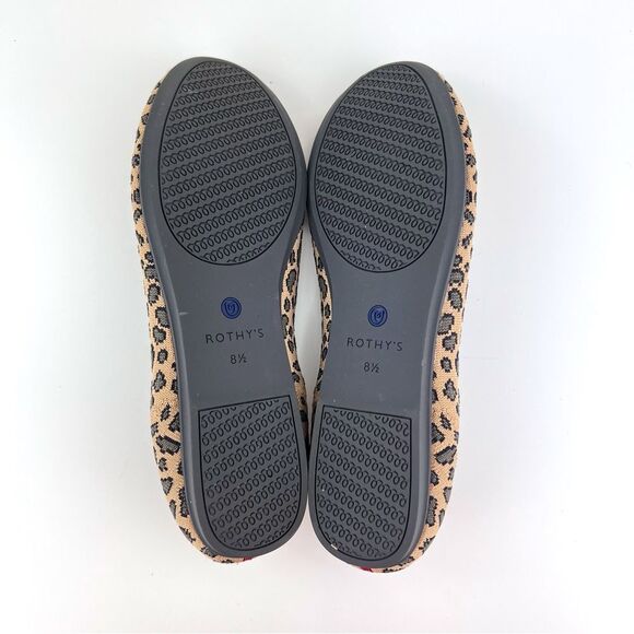 Rothy's Flats Leopard Print Flats Ballet Shoes - Picture 9 of 9